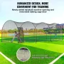 Baseball batting bur, softball og baseball batting bur net og