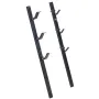 Trimmer Rack, 3 Place Weeder Trimmer Rack, Locking Trim Holder Landscape Trailer Rack Carrier Mount on Open Pickup/Trailer Enclo
