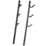 Trimmer Rack, 3 Place Weeder Trimmer Rack, Locking Trim Holder Landscape Trailer Rack Carrier Mount on Open Pickup/Trailer Enclo