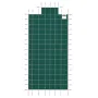Pool Safety Cover Fits 20x40ft Rectangle Inground Pools, Safety Pool Cover with 4x10ft Center End Step, Mesh Solid Pool Cover wi