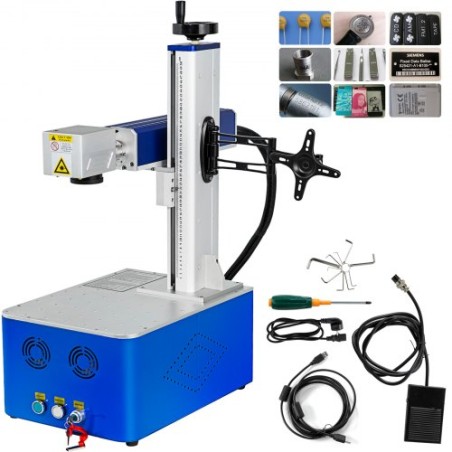 Laserfiber Lasergraver 20W Fiber Laser Marking Machine Integreret type