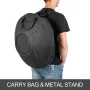 Brown Harmonic Handpan Drum Hand pan In D Minor 9 Notes 22 Inch Steel Hand Drum with Soft Hand Pan Bag Hand Pan Hang Drum, Advan