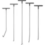 Rods Dent Removal Kit, 13 Pcs Paintless Dent Repair Tool, 5 Pcs Stainless Steel Dent Rods, 8 Pcs Tapper Heads, Professional Hail