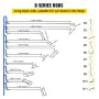 Rods Dent Removal Kit, 21 pcs Paintless Dent Repair Rods