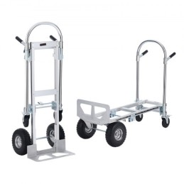 Aluminum Hand Truck, 2 in 1, 1000 lbs Load Capacity, Heavy Duty Industrial Convertible Folding Hand Truck and Dolly, Utility