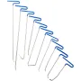 Rods Dent Removal Kit, 21 Pcs Paintless Dent Repair Rods, Stainless Steel Dent Rods, Whale Tail Dent Repair Tools, Professional 
