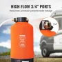RV Water Softener, 16,000 Grain Portable Water Softener, with 3/4" Brass Fittings and 42" Hose, Soften Hard Water Filter System 