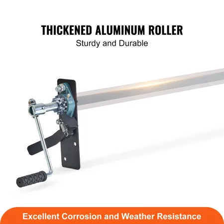 Hand Crank Tarp Roller Kit, 64 "til 104" bred