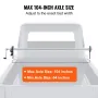 Hand Crank Tarp Roller Kit, 64 "til 104" bred