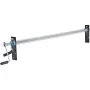 Hand Crank Tarp Roller Kit, 64" to 104" Wide, Aluminum Alloy, Manual Cab Level Dump Truck Tarp Roller with 7" Sponge-Wrapped Han