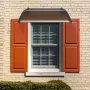 Window Door Awning Canopy 40" x 40", UPF 50+ Polycarbonate Entry Door Outdoor Window Awning Exterior, Front Door Overhang Awning