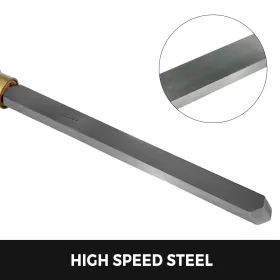 Træ mejsel sætter 8 stk. Drejebejsmejsler 7inch/17 cm