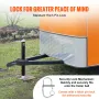 A-Frame Trailer Coupler, Fits 2-Inch Hitch Ball Size, 7000 lbs Towing Capacity, Heavy Duty Steel Coupler, Ideal for Towing Stati