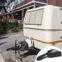 A-Frame Trailer Coupler, Fits 2-Inch Hitch Ball Size, 7000 lbs Towing Capacity, Heavy Duty Steel Coupler, Ideal for Towing Stati