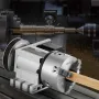 Dividing Head, K11-100mm 3-Jaw Chuck, CNC Router Milling Machine Rotational Axis 4th Axis A Axis Indexing Head, 66 mm(2.6")/65 m