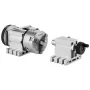 Dividing Head, K11-100mm 3-Jaw Chuck, CNC Router Milling Machine Rotational Axis 4th Axis A Axis Indexing Head, 66 mm(2.6")/65 m