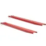 Pallet Fork Extensions, 1840 mm Length 115 mm Width, Heavy Duty Carbon Steel Fork Extensions for Forklifts, 1 Pair Forklift Exte