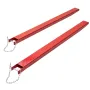 Pallet Fork Extensions, 1840 mm Length 115 mm Width, Heavy Duty Carbon Steel Fork Extensions for Forklifts, 1 Pair Forklift Exte