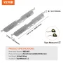 Wheel Alignment Tool, 2-Pack Toe Alignment Toe Plates, Stainless Steel Wheel Alignment Tool Plate, Toe Angle Accurate Measuremen