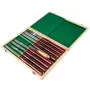 Wood Chisel Sets 8pcs Lathe Chisels 7INCH/17CM Woodworking Chisels 9INCH Wood Lathe Tools Wood Chisels Lathe Tools Wood Tool Box