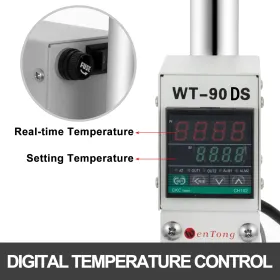 10x13 cm varm folie stempling maskine læder prægningsmaskine bronzing maskine hot stamping maskine med placering skyderen til