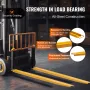 Pallet Fork Extensions, 96" Length 6.5" Width, Heavy Duty Carbon Steel Fork Extensions for Forklifts, 1 Pair Forklift Extensions