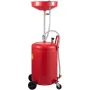 Waste Oil Drain Tank 80 L Portable Oil Drain Air Operated Drainer Oil Change, Oil Drain Container, Fluid Fuel Transfer Drainage 
