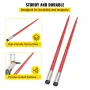 Par høspyd 49 "Bale Spear 3000 lbs Kapacitet, Bale Spike Quick