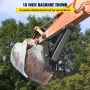 18 "Backgroe tommelfinger, 1/2" tænder tykkelse tunge