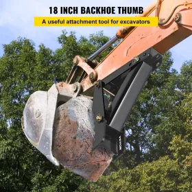 18 "Backgroe tommelfinger, 1/2" tænder tykkelse tunge