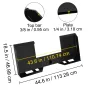 Universal Skid Steer Mount Plate 1/4 "Tyk