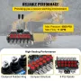 Hydraulisk retningsstyringsventil, 6 spole hydraulisk