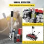 Hydraulisk retningsstyringsventil, 6 spole hydraulisk