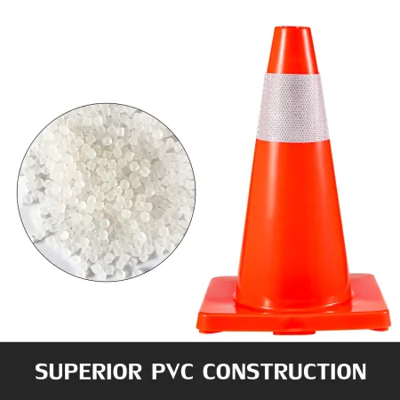 12Pack 18 "Trafikkegler, Safety Road Parkeringskegler PVC