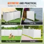 Outdoor Privacy Screens, 50" W x 50" H Air Conditioner Fence, Pool Equipment Enclosure, Horizontal Vinyl Privacy Fence, Perfect 