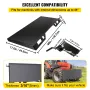 Skid Steer Attachment 3/8in Skid Steer Quick Attach Plate 85LBS Skidsteer Attachment 18.5\" Height Quick Attach Skid Steer Attac