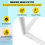 Pool Towel Rack, 8 Bar, White, Freestanding Outdoor PVC Triangular Poolside Storage Organizer, Include 8 Towel Clips, Mesh Bag, 