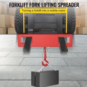 2 Ton Forklift Lifting Hook 4000 LBS/2000KG Capacity Lift Truck Fork Hoist Swivel Hook Mobile Crane Forklift Attachments