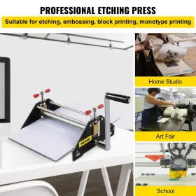 Etching Printing Press Basic Etching Press 26.6 x 41.9 cm Printmaking Press