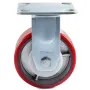 4 Pack 6 x 2 tommer Caster Wheels 2 Stive og 2 drejelige hjul