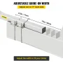 Boat trailer guide-ons, 46 ", et par aluminium trailer guide
