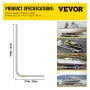 Boat trailer guide-ons, 46 ", et par aluminium trailer guide