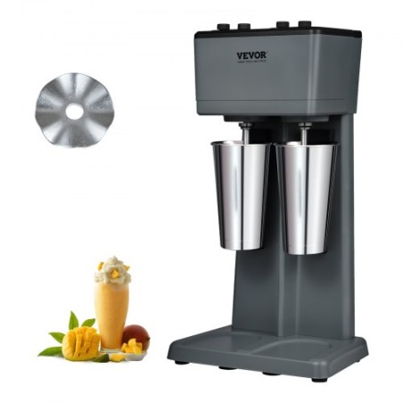 Milkshake Maker Mixer Machine Double Head rustfrit stål drikke blender