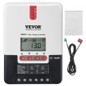 20A MPPT Solar Charge Controller, 12V / 24V Auto DC Input, Solar Panel Regulator Charger with LCD Display Temperature Sensor