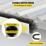 Gutter Guard Brush med 30 ft længde børste, 4,33 "(dia) Gutter