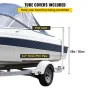 Boat Trailer Guide-On, 60 ", 2pcs Steel Trailer Post Guide Ons