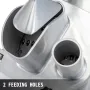 JKC-300 Electric Vegetable Cutter with 6 x Cutting Disks, food processor 550W vegetable processor Stainless Steel + Cast Aluminu