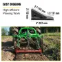 6pcs Box Blade Shank, 16\'\' Scarifier Shank, 3 Holes Box Scraper Shank, Ripper Shank with Removable Tapered Teeth and Pins, Adj
