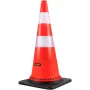 Sikkerhedskegler trafik kegler 8 x 30 "orange reflekterende