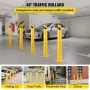 Sikkerhedsstyrke 48 "X5.5", Sikkerhedsbarriere Bollard 5-1/2